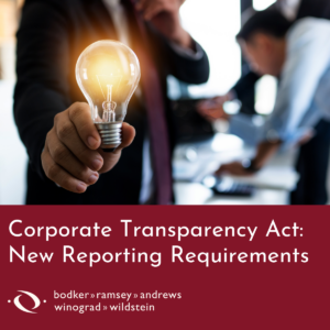 Reporting Requirements under the Corporate Transparency Act