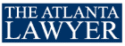 White text on a dark blue background reads THE ATLANTA LAWYER in bold, capitalized letters.